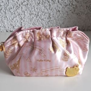 Hello Kitty Paris Makeup Cosmetic Bag Case